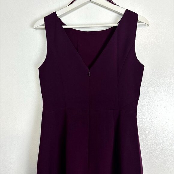 ELIZA J Ruffle Front Gown in Wine Size US 6 - Picture 8 of 10